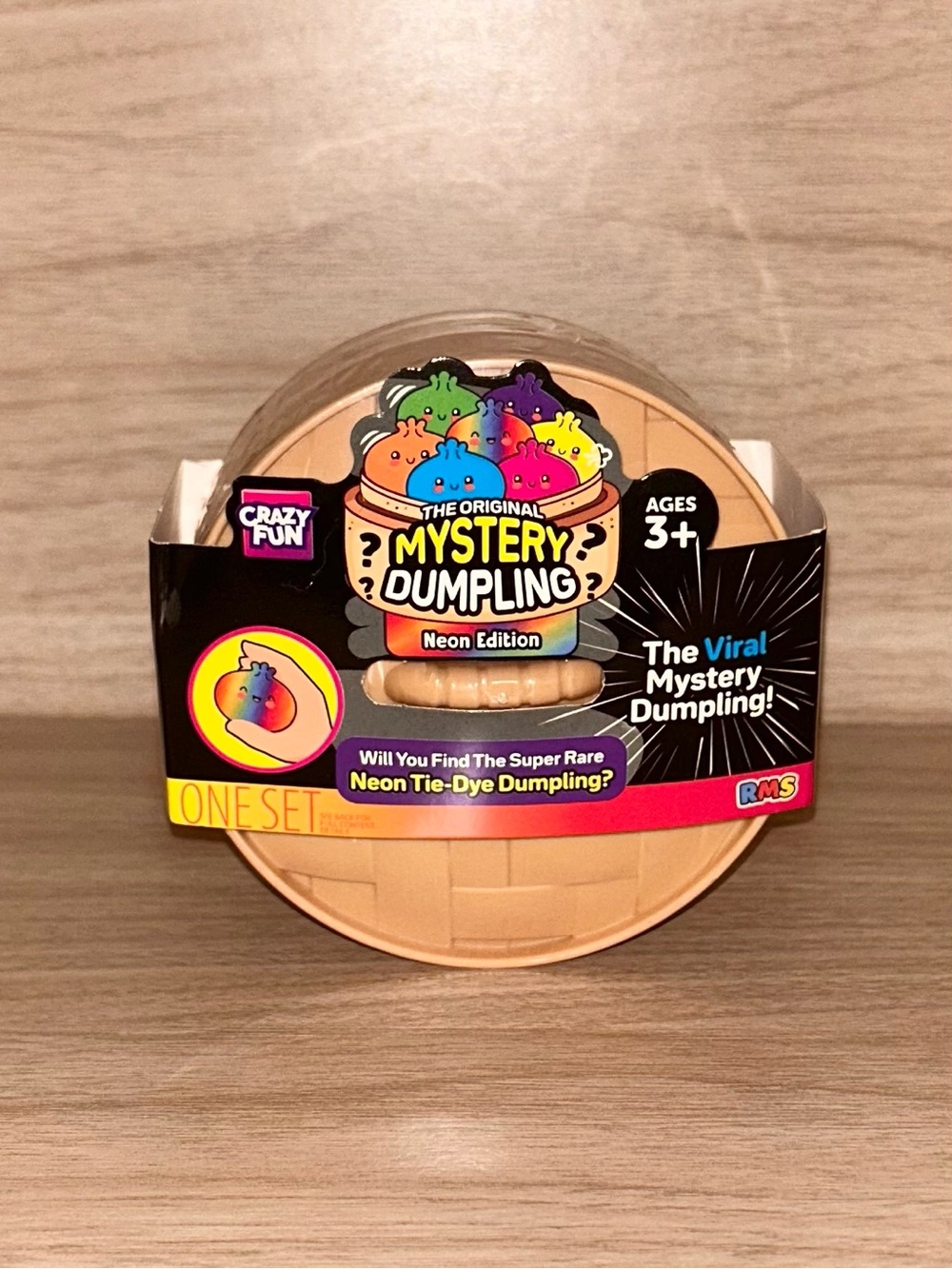 RMS Crazy Fun Mystery Dumpling - Neon Edition Mystery Squishy Toy